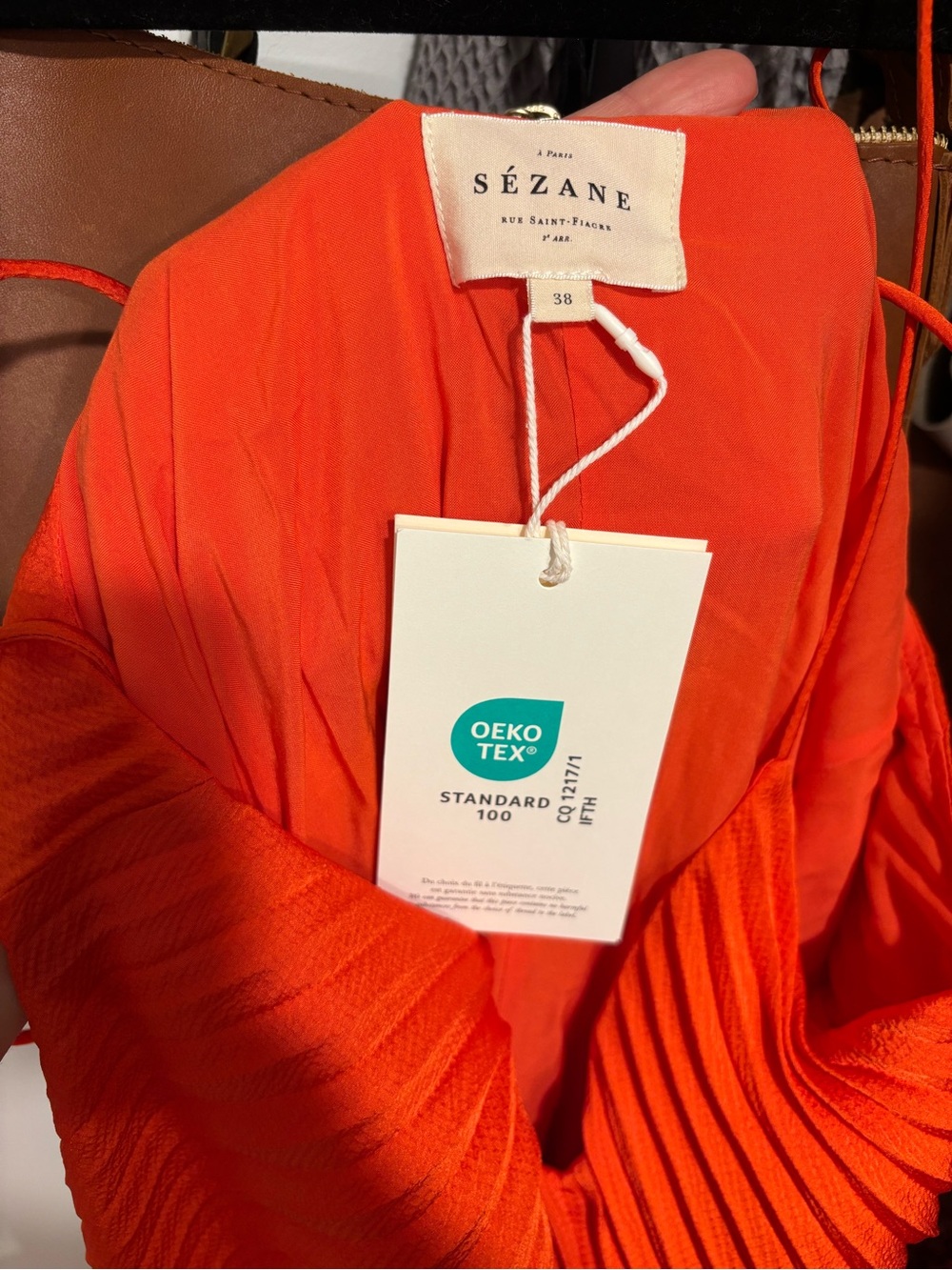 NWT Sezane Pavlina Dress - Picture 6 of 6